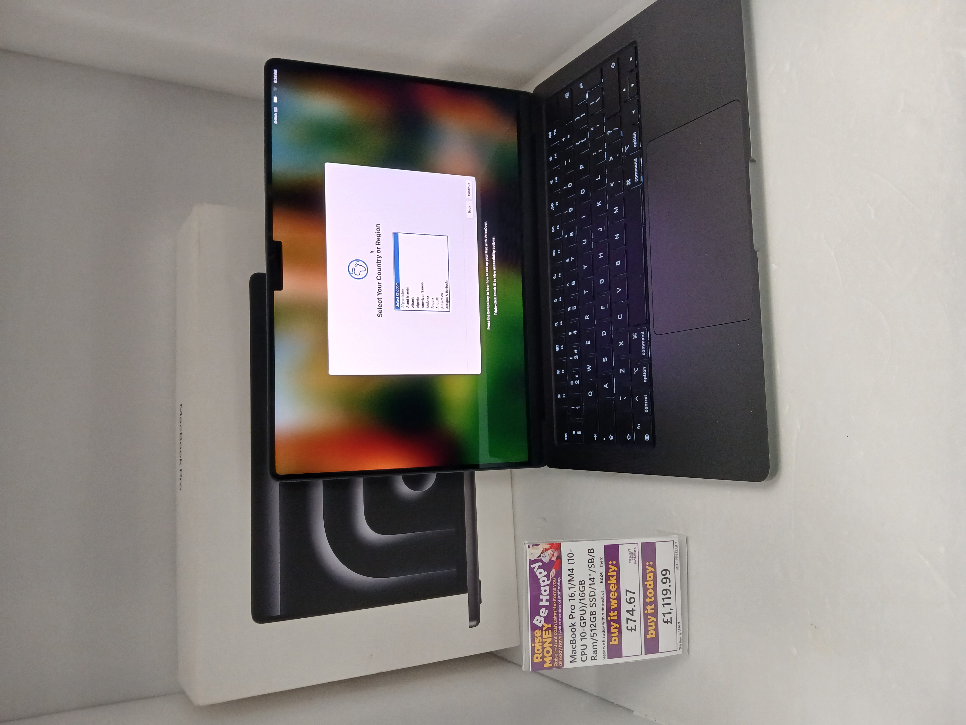 MacBook Pro M4 Apple - 16GB 512GB 14-inch 0 10-core Space SSD RAM